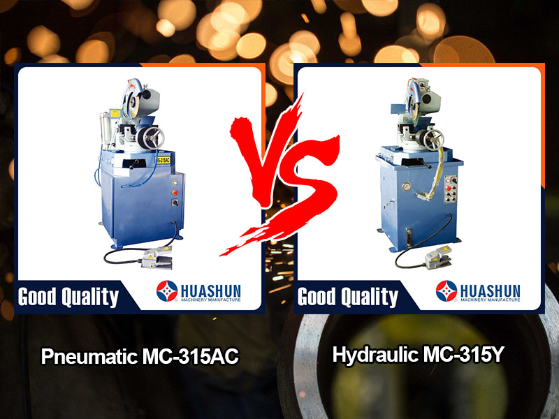 Advantages of pneumatic MC-315AC and hydraulic MC-315Y pipe cutting machine
